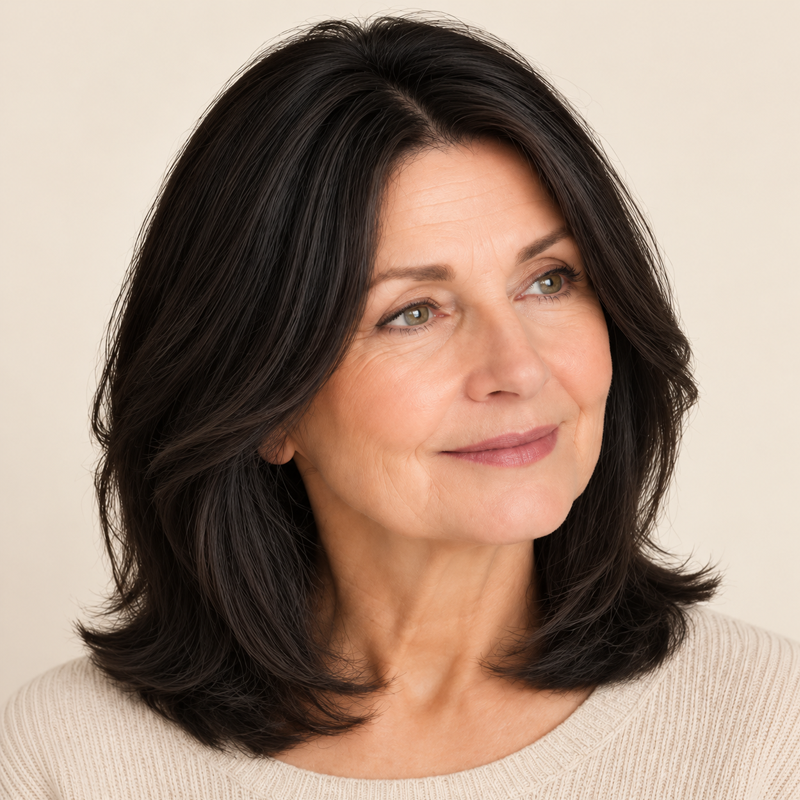 Natuurlijk ogende haartopper voor vrouwen