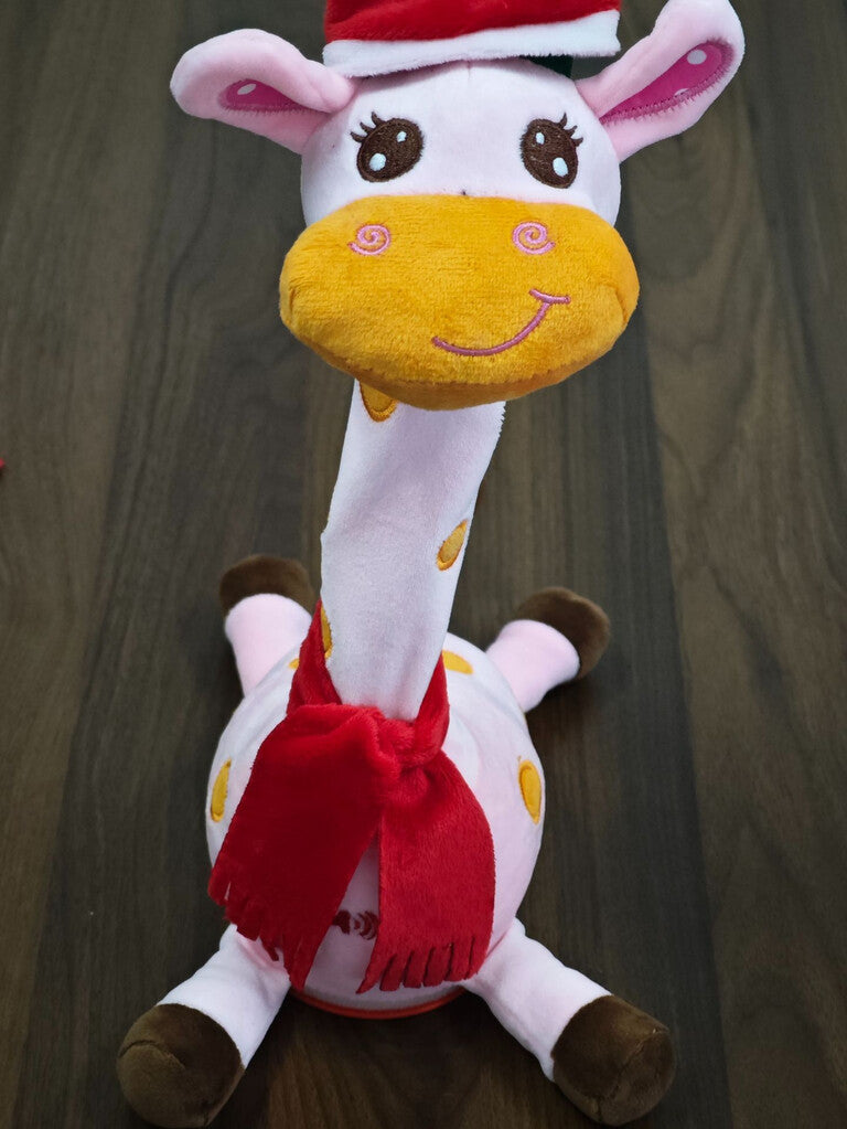 🎉 De bestverkochte muzikale giraffenknuffel – zingt, danst en herhaalt wat je zegt! 🦒🎵🗣️