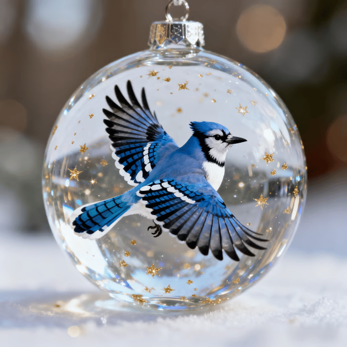 🔥🔥Laatste dag 49% korting - 2026 Wildlife Wonders Collection Kristallen Glazen Ornament