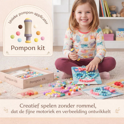Pompon Knutselset I creatief bezig zonder lijm of rommel