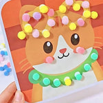 Afbeelding in Gallery-weergave laden, Pompon Knutselset I creatief bezig zonder lijm of rommel
