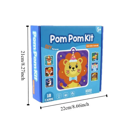 Pompon Knutselset I creatief bezig zonder lijm of rommel