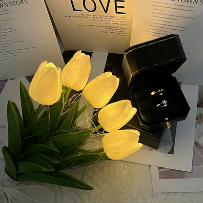 Eeuwige Tulpenboeket Lamp 🌷 — Verlicht je ruimte met tijdloze romantiek