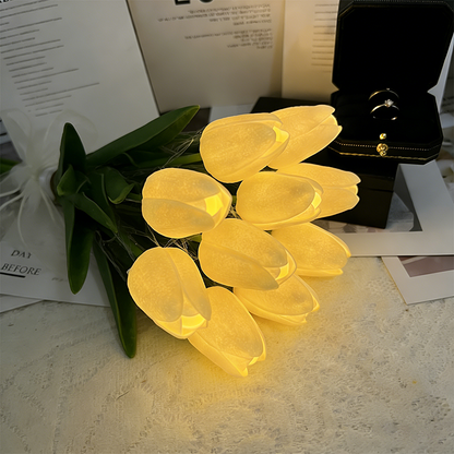 Eeuwige Tulpenboeket Lamp 🌷 — Verlicht je ruimte met tijdloze romantiek
