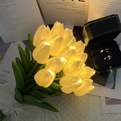 Eeuwige Tulpenboeket Lamp 🌷 — Verlicht je ruimte met tijdloze romantiek