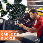 Indlæs billede til gallerivisning Nylon Universal Cable Tie Buckle

