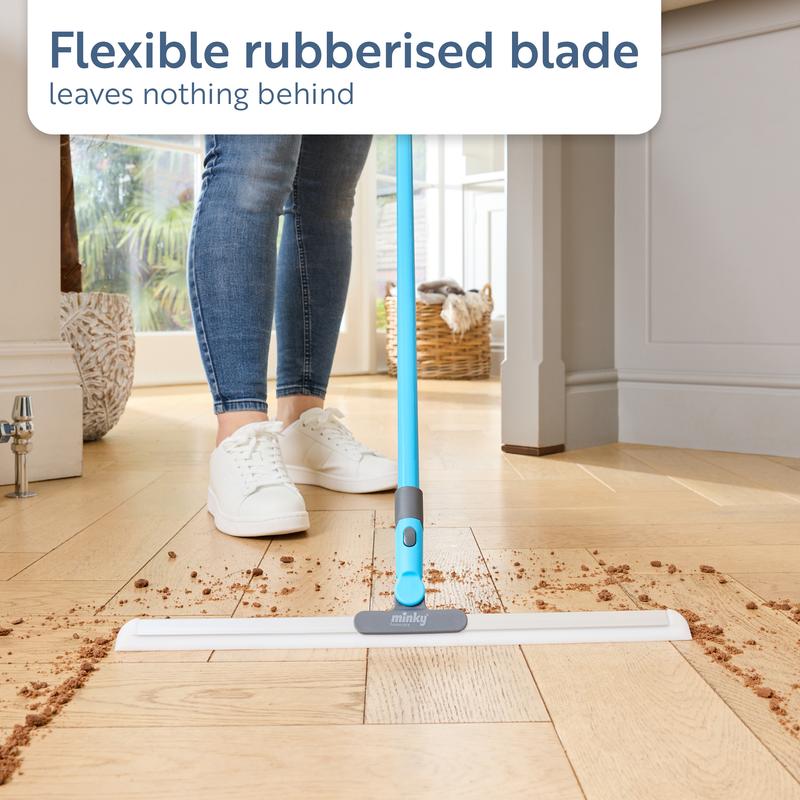 🧼UITVERKOOP: 💥2 voor de prijs van 1 — Slechts € 14,99! 🔥🔥Minky Flexi Edge Sweeper: geschikt voor alle oppervlakken, zoals vloeren, tapijten en rame