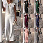 Afbeelding in Gallery-weergave laden, Elegant retro mouwloos tweedelig pak
