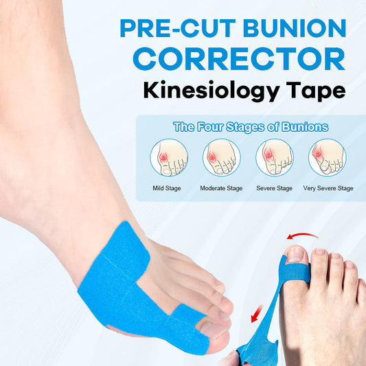 Voorgesneden kinesiologietape voor hallux valgus