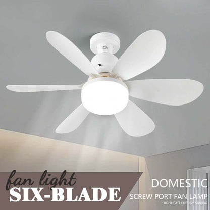 🌟 Zesbladige Ventilatorlamp — Breng comfort en verkoeling in elke ruimte! 🌿