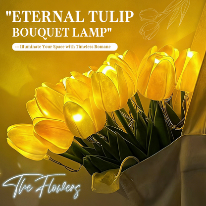 Eeuwige Tulpenboeket Lamp 🌷 — Verlicht je ruimte met tijdloze romantiek