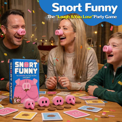 Snort Funny: Selskapsleken «Ler og taper» 🐷😂