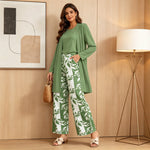 Afbeelding in Gallery-weergave laden, Plus Size Bedrukte Set
