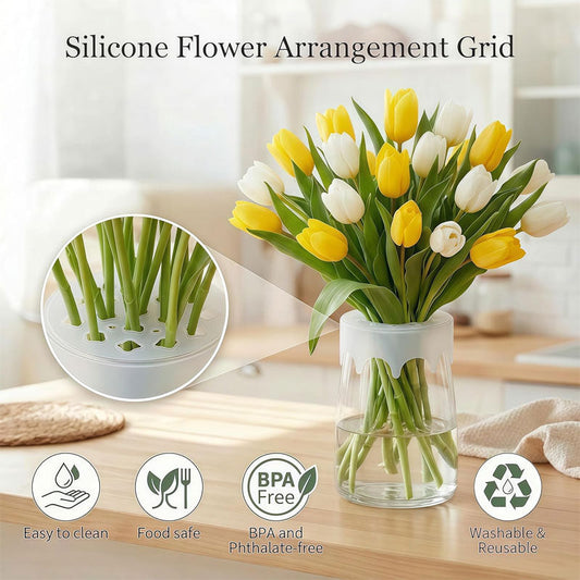 Siliconen bloemenhouder