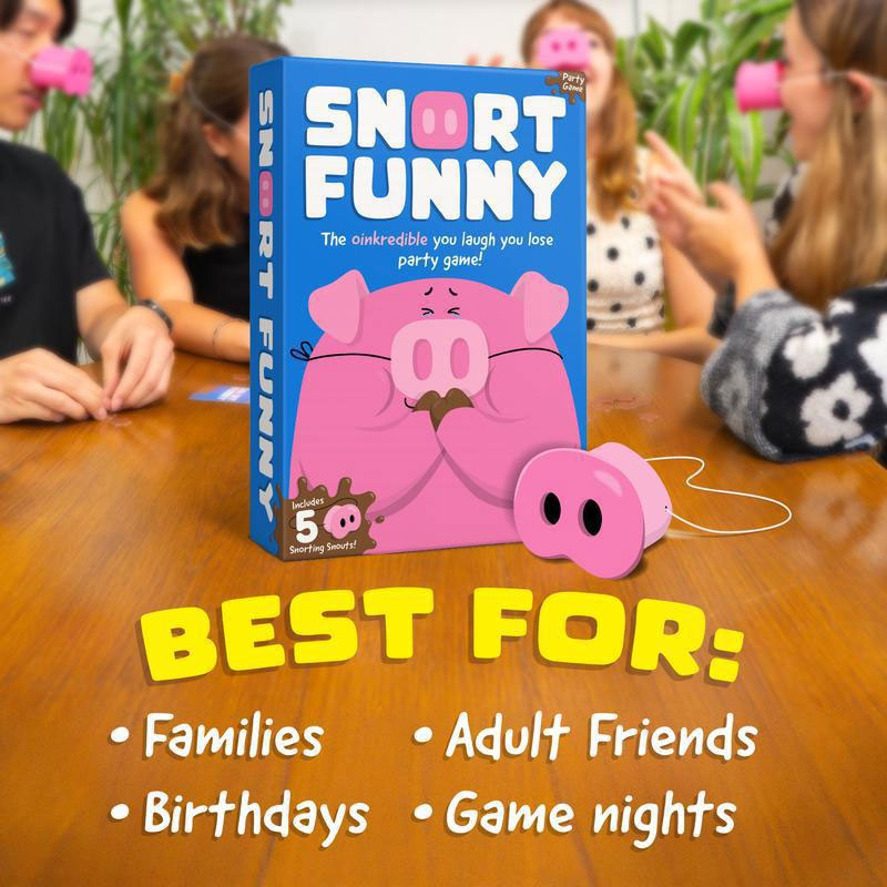 Snort Funny: Selskapsleken «Ler og taper» 🐷😂