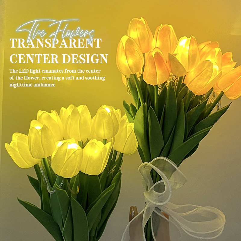 Eeuwige Tulpenboeket Lamp 🌷 — Verlicht je ruimte met tijdloze romantiek