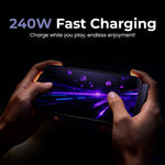 Afbeelding in Gallery-weergave laden, ⚡2-in-1 Onzichtbare Houder Oplaadkabel – 240W Snellaadkabel met Ingebouwde Telefoonstandaard
