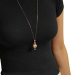 Afbeelding in Gallery-weergave laden, 14,0-15,0 mm zoetwaterparel en blauwe edelsteen lavalier hanger
