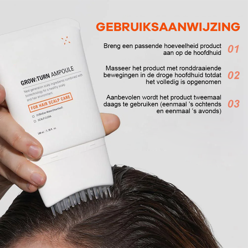 Growturn Haarserum met borstel 100 ml
