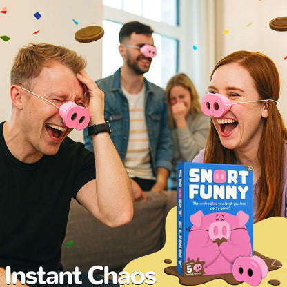 Snort Funny: Selskapsleken «Ler og taper» 🐷😂