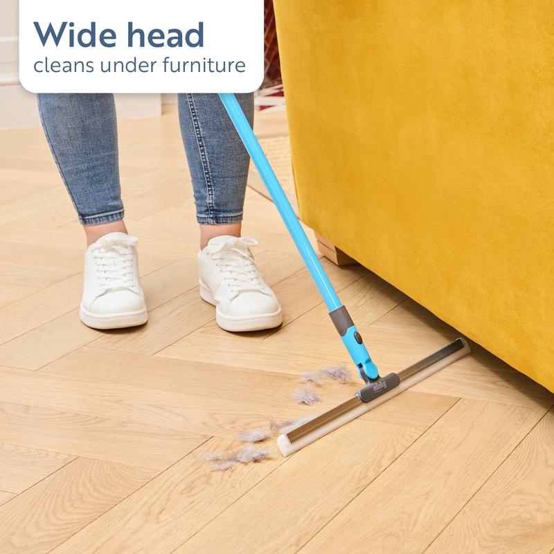🧼UITVERKOOP: 💥2 voor de prijs van 1 — Slechts € 14,99! 🔥🔥Minky Flexi Edge Sweeper: geschikt voor alle oppervlakken, zoals vloeren, tapijten en rame