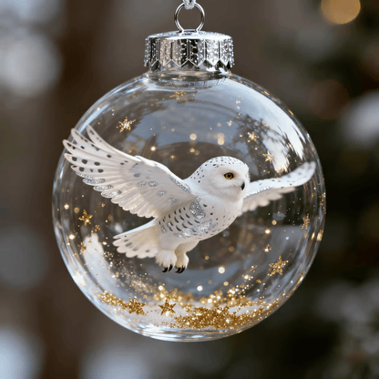 🔥🔥Laatste dag 49% korting - 2026 Wildlife Wonders Collection Kristallen Glazen Ornament
