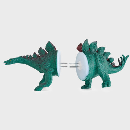 🦕⭐Nieuw in 2026⭐ Dinosaurus maïskolfhouders - Grappige maïskolfhouder voor kinderen en volwassenen met roestvrijstalen pinnen