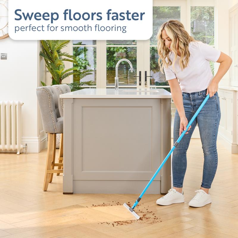 🧼UITVERKOOP: 💥2 voor de prijs van 1 — Slechts € 14,99! 🔥🔥Minky Flexi Edge Sweeper: geschikt voor alle oppervlakken, zoals vloeren, tapijten en rame