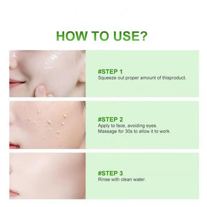 Zachte Exfoliërende, Reinigende Vochtinbrengende Gel