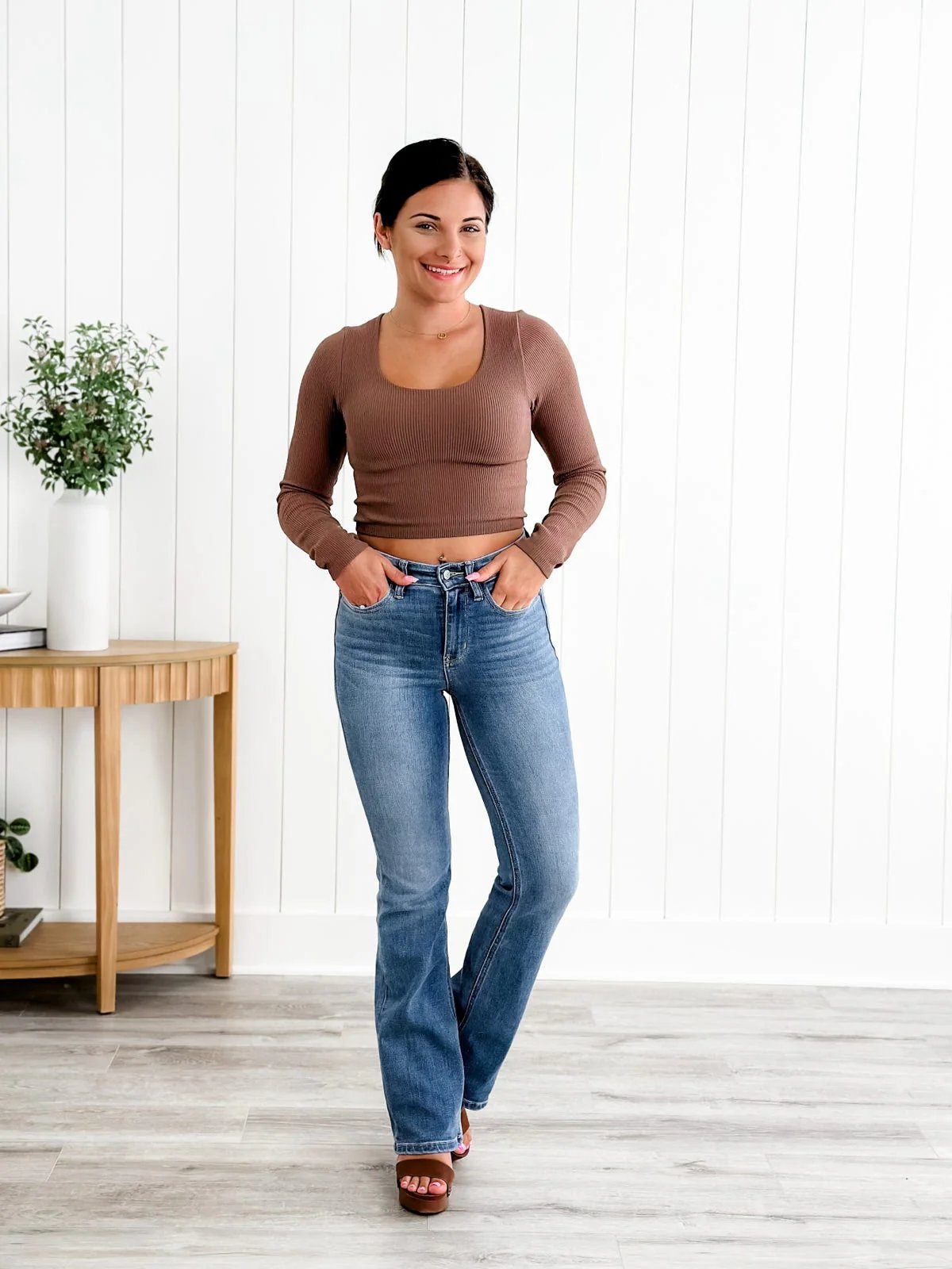 🍂Bum Control Bootcut Jeans👖