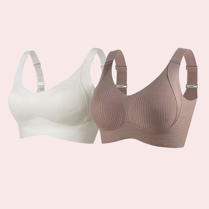 ⏳ Tijdelijke wekelijkse aanbiedingen🎁Geribbelde push-up bh met verstelbare beugel voor vrouwen