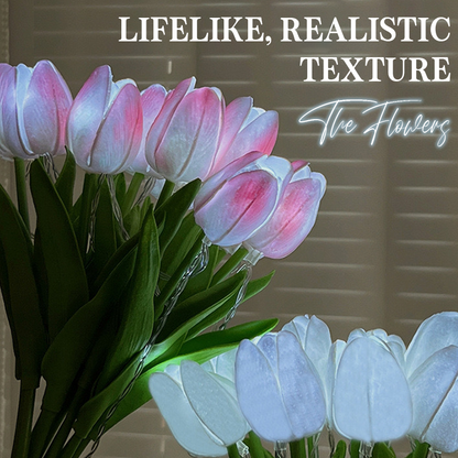 Eeuwige Tulpenboeket Lamp 🌷 — Verlicht je ruimte met tijdloze romantiek