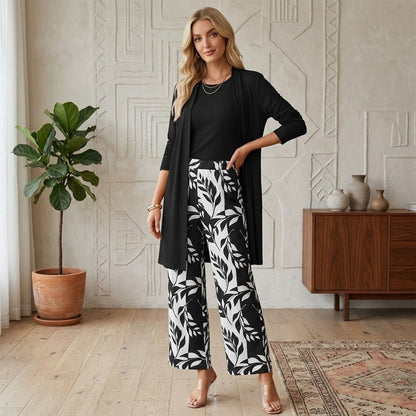 Plus Size Bedrukte Set