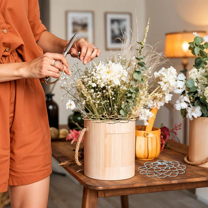 🌸 Roestvrijstalen bloemenrek organizer ♻️