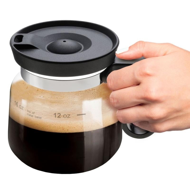💕49% KORTING💖☕ 16 Oz Glazen Koffiemok – Koffiepot Stijl