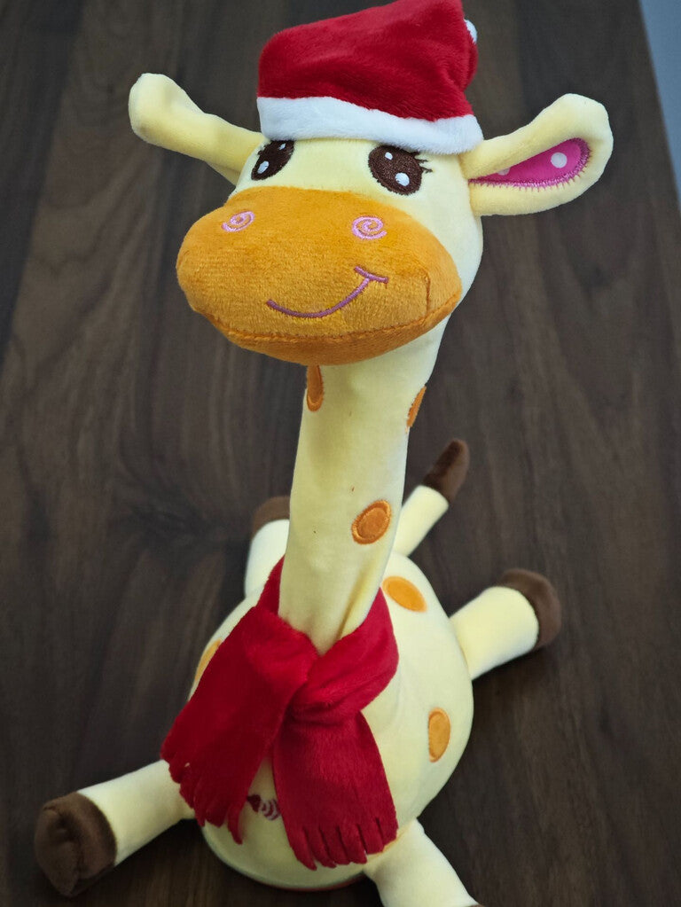 🎉 De bestverkochte muzikale giraffenknuffel – zingt, danst en herhaalt wat je zegt! 🦒🎵🗣️