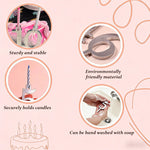 Afbeelding in Gallery-weergave laden, Digitale set kaarsenstandaards voor een verjaardagstaart
