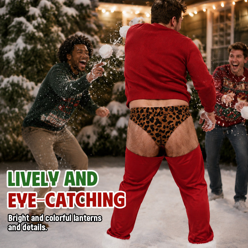 Grappige kerstverlichting-broek 🎄