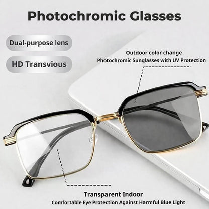 👓Fotochromatische bril – automatisch verduisterend, UV400, blauwlichtfilter