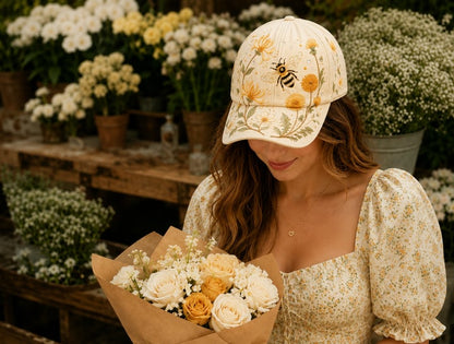 🔥Laatste dag – 50% korting 🌸🌿 Garden Morning Cap