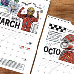 Afbeelding in Gallery-weergave laden, 🏎️📅F1 Scrapbook Race Calendar 2026 — De ultieme wandkalender voor racefans
