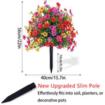 Afbeelding in Gallery-weergave laden, Kunstmatige Eucalyptus en Viooltjes Grondstekers Bloemdecorati
