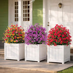 Afbeelding in Gallery-weergave laden, Kunstmatige Eucalyptus en Viooltjes Grondstekers Bloemdecorati
