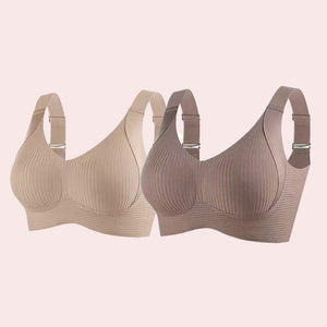 ⏳ Tijdelijke wekelijkse aanbiedingen🎁Geribbelde push-up bh met verstelbare beugel voor vrouwen