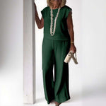 Afbeelding in Gallery-weergave laden, Elegant retro mouwloos tweedelig pak
