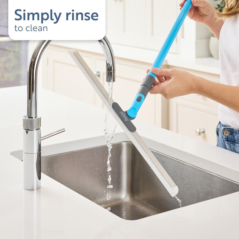 🧼UITVERKOOP: 💥2 voor de prijs van 1 — Slechts € 14,99! 🔥🔥Minky Flexi Edge Sweeper: geschikt voor alle oppervlakken, zoals vloeren, tapijten en rame
