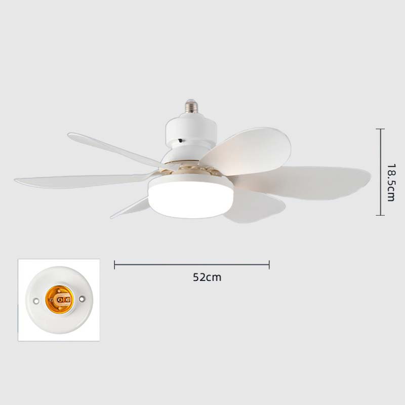 🌟 Zesbladige Ventilatorlamp — Breng comfort en verkoeling in elke ruimte! 🌿