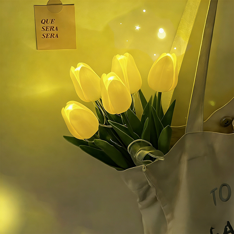 Eeuwige Tulpenboeket Lamp 🌷 — Verlicht je ruimte met tijdloze romantiek