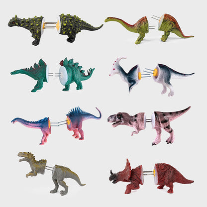 🦕⭐Nieuw in 2026⭐ Dinosaurus maïskolfhouders - Grappige maïskolfhouder voor kinderen en volwassenen met roestvrijstalen pinnen