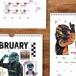 Afbeelding in Gallery-weergave laden, 🏎️📅F1 Scrapbook Race Calendar 2026 — De ultieme wandkalender voor racefans

